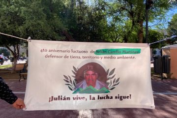 4to aniversario del defensor rarámuri Julián Carrillo Martínez